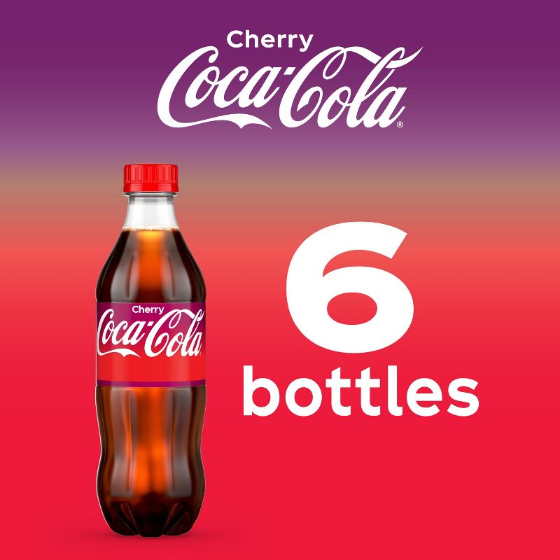 Coca-Cola Cherry - 6pk/16.9 fl oz Bottles, 6 of 10
