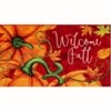 Olivia's Home Pumpkin Harvest Indoor Doormat – 22" x 32" fall-themed mat with vibrant pumpkins and rustic autumn charm - 2 of 3