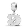 Black Bow Jewelry Sterling Silver North Carolina Tar Heels NCAA Bead Charm - 4 of 4