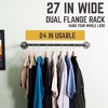 Pipe Decor 24 in. Industrial Pipe Clothing Rack (Wall Mounted) - 4 of 4