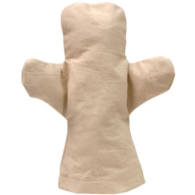 Creativity Street Canvas People Puppets, 9-1/2 x 9-1/2 Inches, Pack of 6