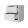 NicBex Stylish 2 Drawers Nightstand Modern Bedside Table End Table Bedroom Furniture for Bedroom, Living Room - 3 of 4