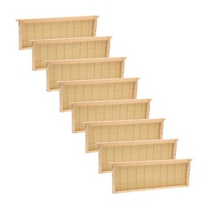 Lehman's Beekeeping Beehive Frame with Wired Beeswax Foundation, Medium Assembled Honey Bee Hive, Amish Made Set of 8 - 1 of 4