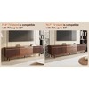 JVNOXK-Medieval Modern  TV Stand Entertainment Center with Storage Drawers, Living Room Bedroom Media Cabinet - 2 of 4