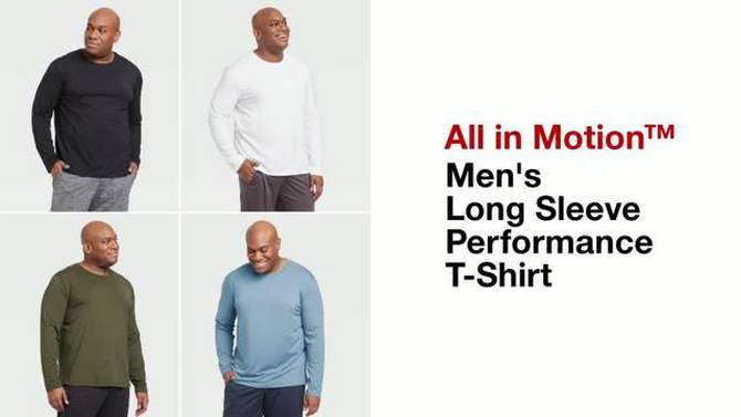 Men's Long Sleeve Performance T-Shirt - All In Motion™, 2 of 14, play video