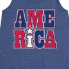 Girls' - Instant Message - America Stacked Graphic Sleeveless Aline Dress - 2 of 4