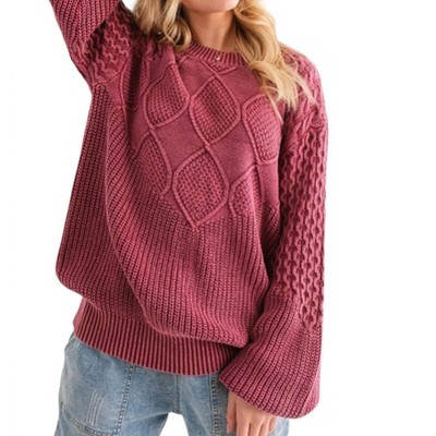 Women's Classic Feelings Textured Sweater - And The Why