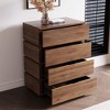 Gaoyangjiaju 21.65" Mid-Century Modern 4-Drawer Storage Cabinet - 3 of 4