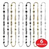 Beistle Black, Gold, and Silver Happy New Year Beads-Of-Expression, 36", Pack of 6 - 3 of 4