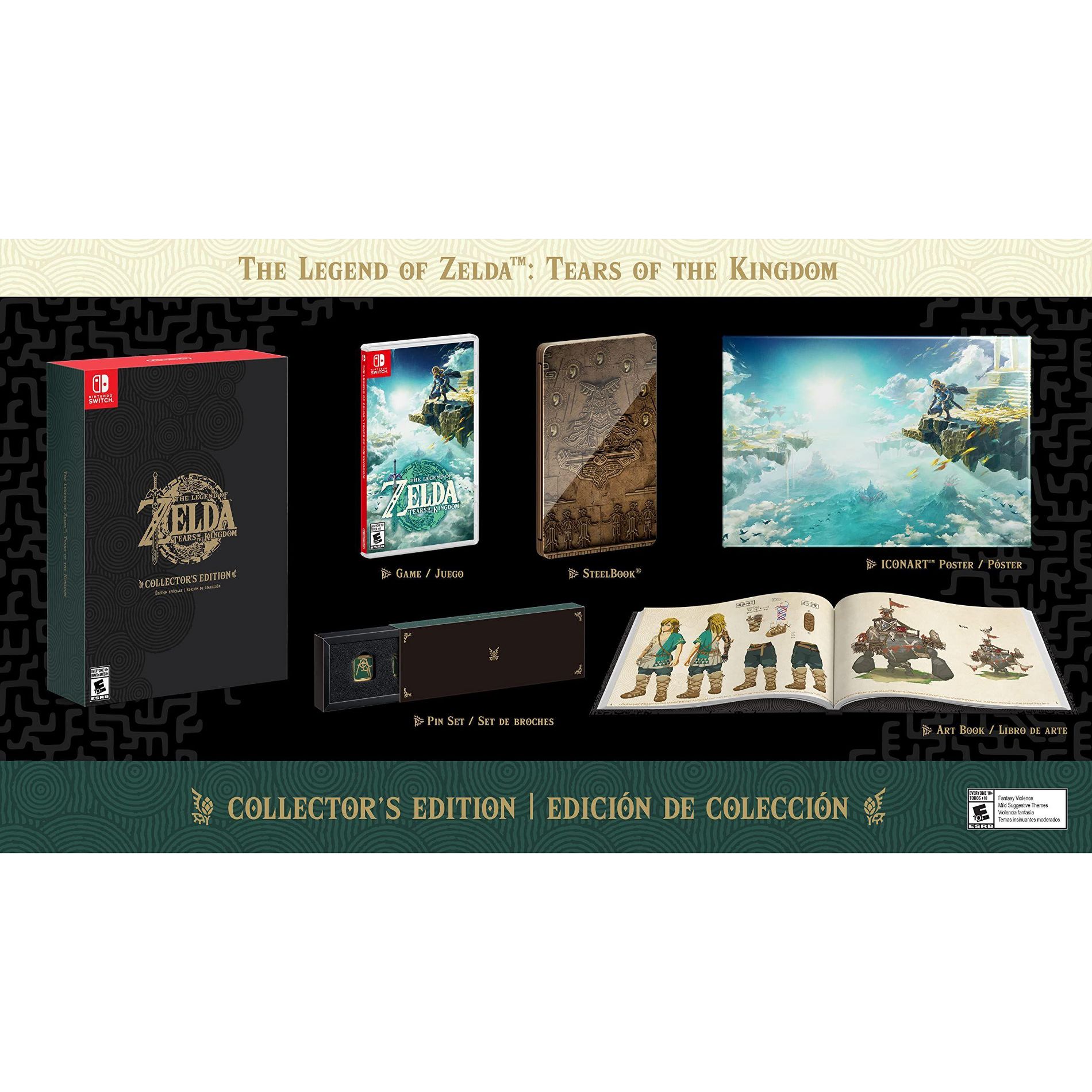 The Legend of Zelda: Tears of the Kingdom Collector's Edition - Nintendo Switch