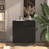 APRILSOUL Large and Tall Litter Box Enclosure, Modern Wooden Litter Box Furniture for XL Litterbox with Drawer as Sideboard Cabinet - 3 of 4
