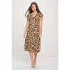 WEST K Women's Giselle Sleeveless Dolman V-Neck Midi Dress - 3 of 4