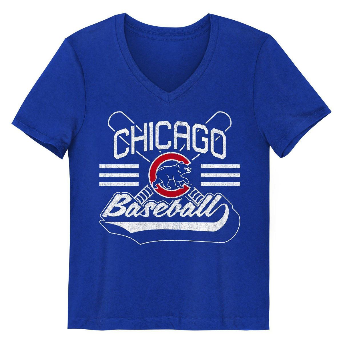 MLB Chicago Cubs Youth Girls' Core T-Shirt - thumbnail 2