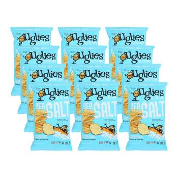 Uglies Salt And Vinegar Kettle Cooked Potato Chips - Case Of 12/6