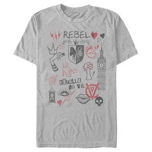 Men's Cruella Rebel Icons T-Shirt - 1 of 4