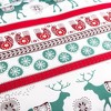 FIONECA Christmas Lightweight Microfiber Twin Duvet Cover Set Snowflake Reindeer Bells Pattern Design For Christmas New Year Holidays - 2 of 4