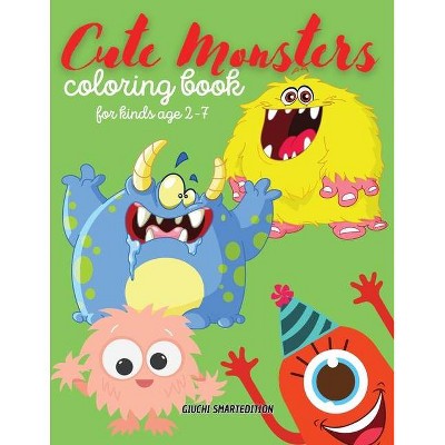 Cute Monsters color book - by  Giuchi Smartedition (Paperback)