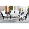 Belmi 4 Piece Rope Living Set - Indoor/Outdoor - PAT7517 - Safavieh - 2 of 4