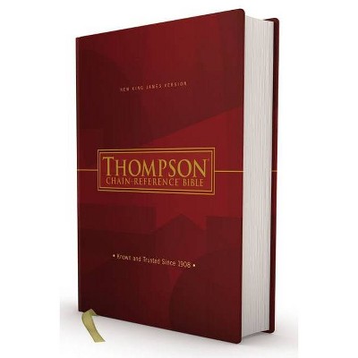 Nkjv, Thompson Chain-Reference Bible, Hardcover, Red Letter - by  Zondervan