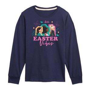Boys' - Barbie - Easter Vibes Long Sleeve Graphic T-Shirt - 1 of 3