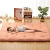 Japanese Futon Mattress Full Size - 4" Foldable Floor Bed, Medium Firm Tatami Mat for Guest, Dorm, Travel - 4 of 4