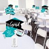 Big Dot of Happiness 2025 Teal Graduation Party Centerpiece Sticks - Showstopper Table Toppers - 35 Pieces - 2 of 4