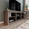 Emma and Oliver Cube Style TV Stand for up to 80" TV's - 65" Media Console with 6 Open Storage Shelves - 2 of 4
