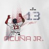 MLBPA Men's Acuña Jr Pw Licensed Mlb Players Atlanta Braves Mlb  Baseball Ronald Acuña Jr. Long Sleeve Graphic Cotton Pullover Sweatshirt - White 2X - 2 of 4