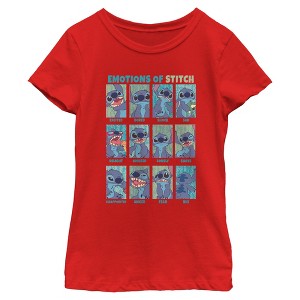 Girl's Lilo & Stitch Emotions of 626 T-Shirt - 1 of 4