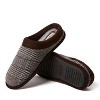 Dearfoams Men's Asher Quilted Plaid Clog House Slipper - 3 of 4