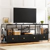 WOWLIVE TV Stand for TVs up to 70",  Large LED Media Console with Charging Station - 2 of 4