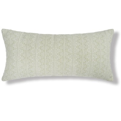 carol & frank 12" x 24" Roe Cotton Woven Decorative Throw Pillow