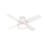 44" Dempsey Low Profile Ceiling Fan with Remote - Hunter
