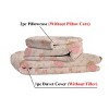 Angel Sar 3-Piece Strawberry Print Duvet Cover Set, Twin Size Microfiber Bedding Set with 2 Pillow Shams, Cute Fruit Themed Quilt Cover - 3 of 4