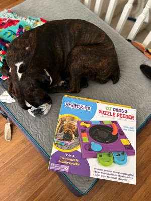 Brightkins DJ Doggo Puzzle Feeder Dog Toy