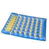 Swim Central Inflatable Water Sports 36 Pocket Double Pool Mattress - 78" - Blue and Yellow - 2 of 3