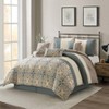 Nanshing 7pc King Camila Comforter Set Gray - 2 of 4