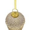 Whisen D3.9X4.3"H Christmas Ball Ornaments, Glass Decorative Hanging Ball Christmas Tree Ornaments, Set of 6 - 2 of 4