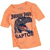 Seven Times Six Jurassic Park Toddler Boys' Raptor Dinosaur Graphic-Print T-Shirt Orange - 2 of 4