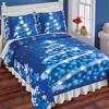 Collections Etc Lighted Snowflake Comforter - image 2 of 3