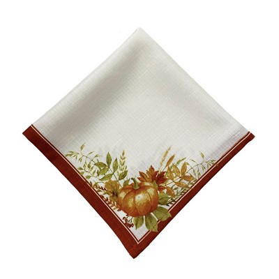 Autumn Pumpkin Grove Fall Cloth Napkins Set of 4