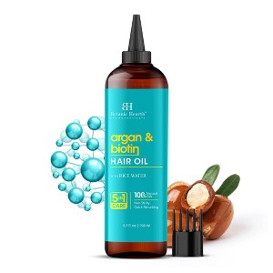 Botanic Hearth  Argan and Biotin Hair Oil for Hair Nourishment - 6.7 fl oz - 1 of 4