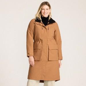 Lands' End Women's Squall Waterproof Insulated Winter Stadium Coat - 1 of 4