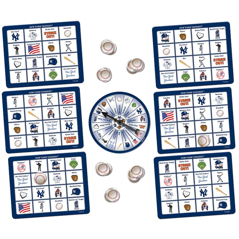 MasterPieces Officially Licensed MLB Los Angeles Dodgers Bingo Game, 3 of 6