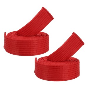 Unique Bargains Coach Teaching Practice Martial Arts Taekwondo Belts 2 Pcs - 1 of 4