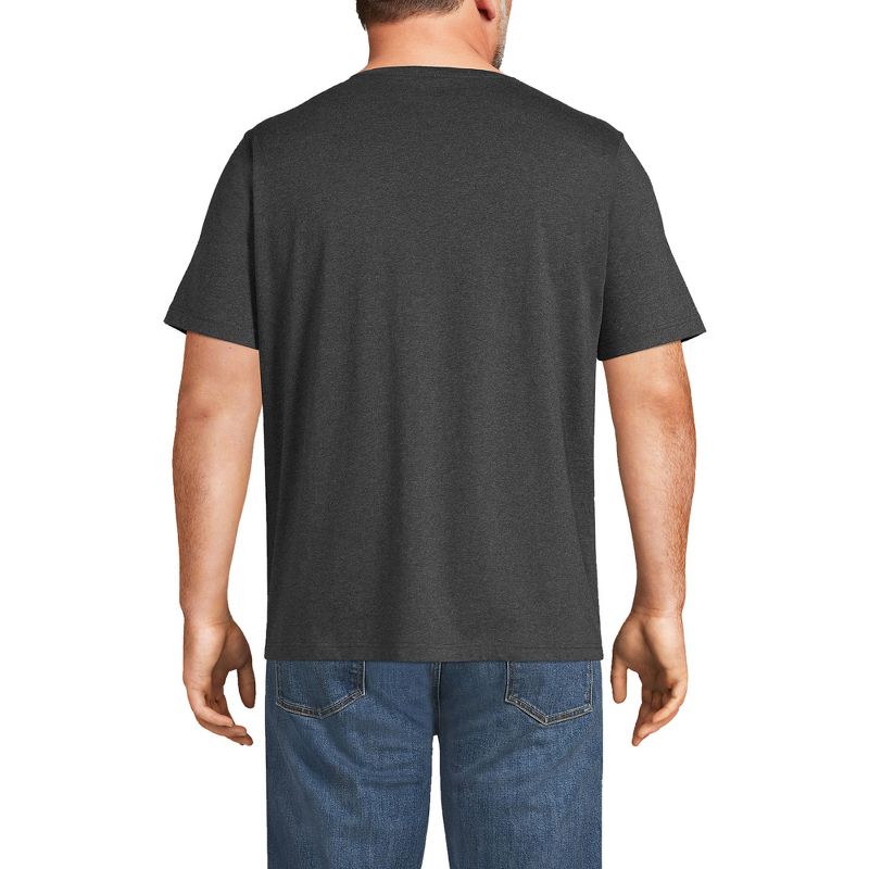 Lands' End Men's Super-T Short Sleeve T-Shirt with Pocket, 2 of 5