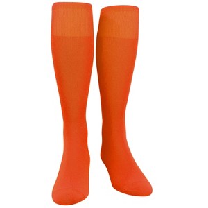 Pear Sox Ultralite Knee High Long Baseball Football Tube Socks, Orange - 1 of 1