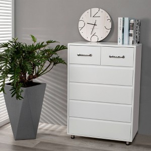 Okak Modern Buffet Cabinet with Storage, Sideboard with 3 Doors & 3 Drawers, Accent Side Table Coffee Bar for Living/Dining Room Entryway - 1 of 4