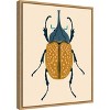 Amanti Art Beetle Bug II by Victoria Barnes Canvas Wall Art Print Framed 16 x 20-in. - 3 of 4