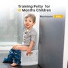 Potty Training Toilet for Baby, Realistic Potty Training Toilet with Soft Seat,Realistic Flushing Sound,Removable Pot,Storage Tank,Toilet Paper Holder - 2 of 4